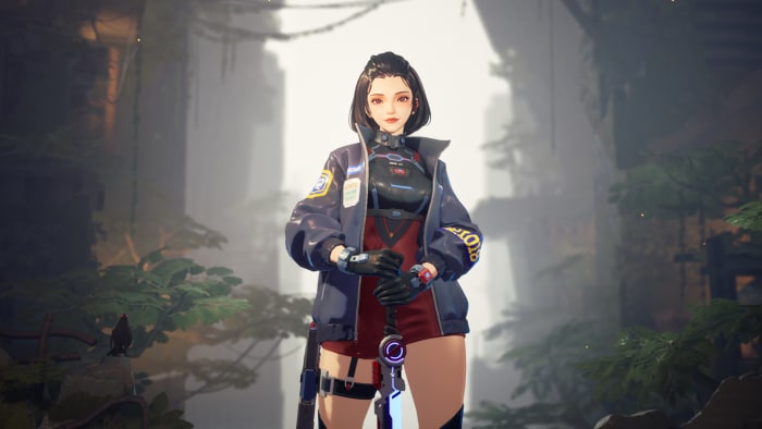 One of the characters from Wakerunners by MINTROCKET.